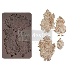 Decor Mould Pinecone Dolls