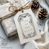 Decor Clear Stamp Holly Jolly