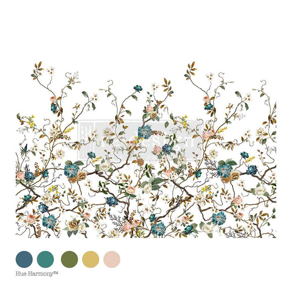 Decor Transfer Blue Vine