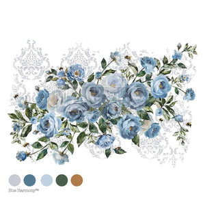 Decor Transfer Azure Blossom