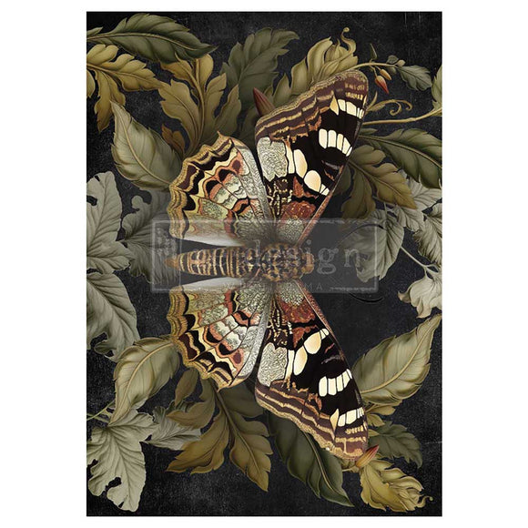 A1 Decoupage Fiber Butterfly Conservatory