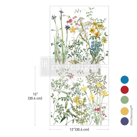 Maxi Décor Transfer Eclat Floral