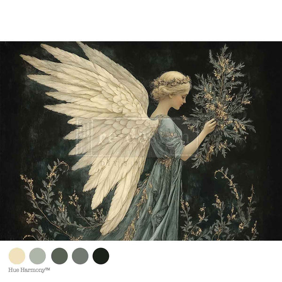 A4 Decoupage Fiber Heavenly Noel