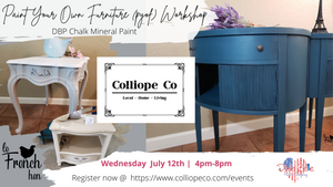 Paint Your Own Furniture (PYOF) Workshop