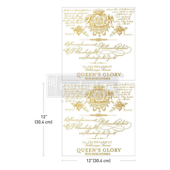 Maxi Décor Transfer Queen's Glory
