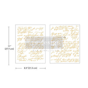 MIDDY FOIL TRANSFER® KACHA Shimmering Script