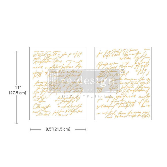 MIDDY FOIL TRANSFER® KACHA Shimmering Script