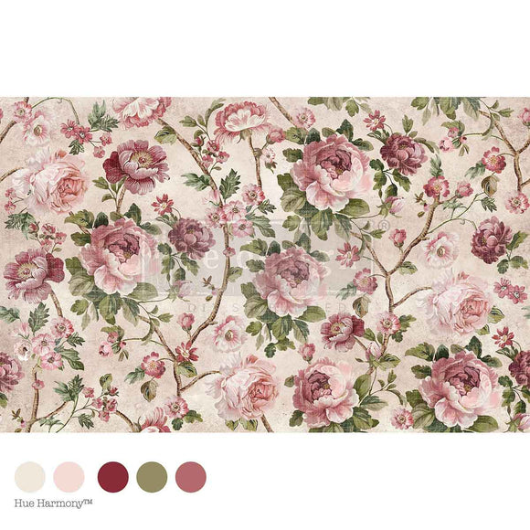 Decoupage Decor Tissue Paper Kacha Timeless Blooms