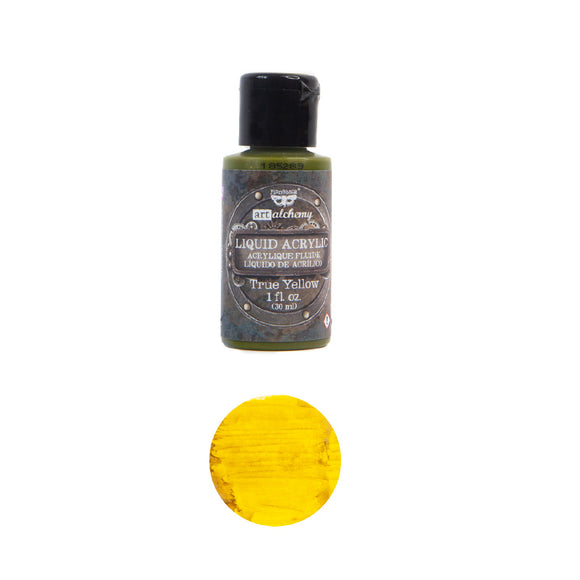 Art Alchemy-Liquid Acrylic True Yellow