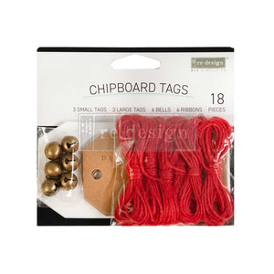 CHRISTMAS CHIPBOARD TAGS