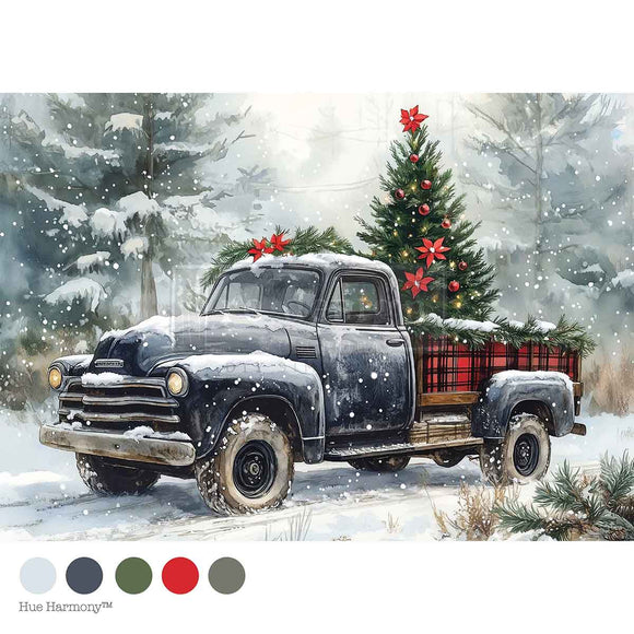 A4 Decoupage Fiber Country Pines Delivery