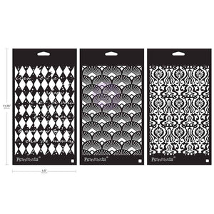 Ltd Edition Finnabair Decadent Walls Stencil Set
