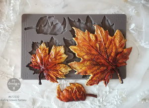 Decor Mould Falling Leaves Fantasy