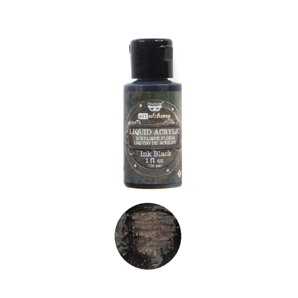 Ink Black Art Alchemy-Liquid Acrylic