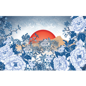 CECE Skull Chinoiserie