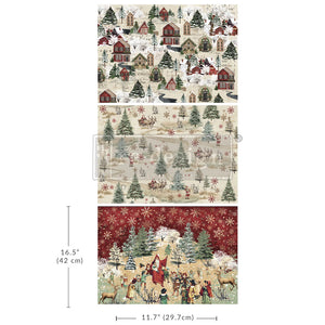 A3 Decoupage Fiber Pack Whimsical Woodland