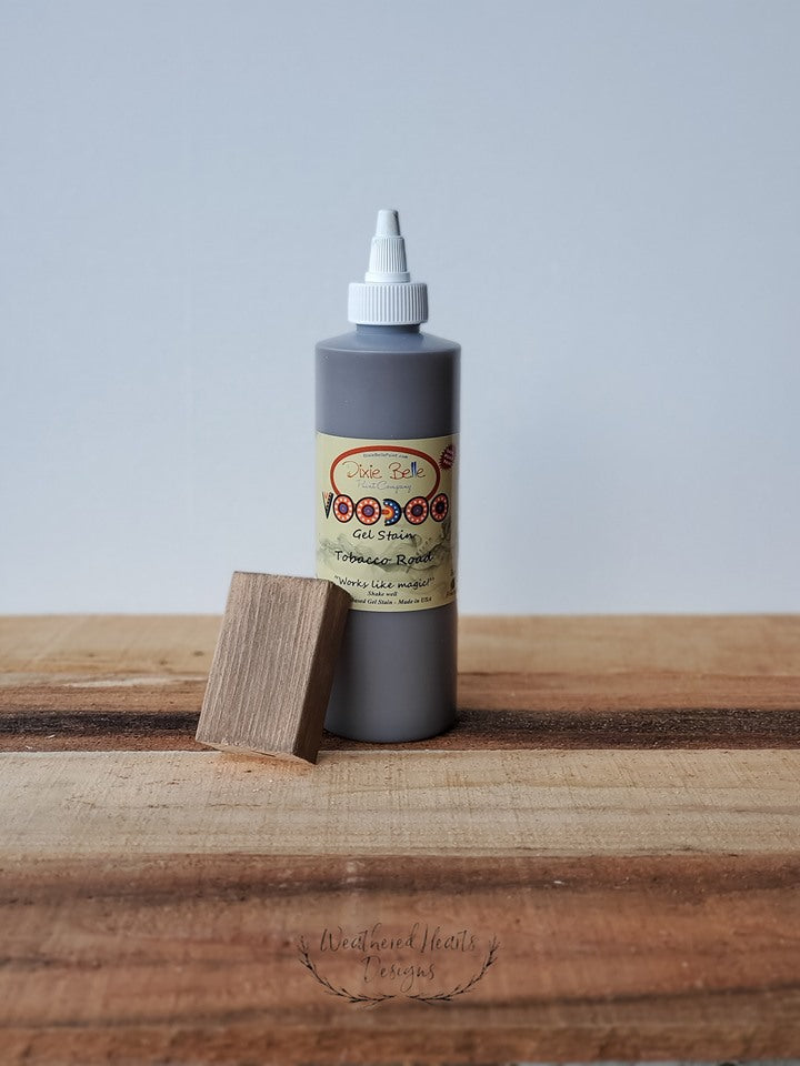 voodoo gel stain tobacco road *Water Based* Use on unfinished wood Voodoo Gel Stain (Water-Based) Tobacco